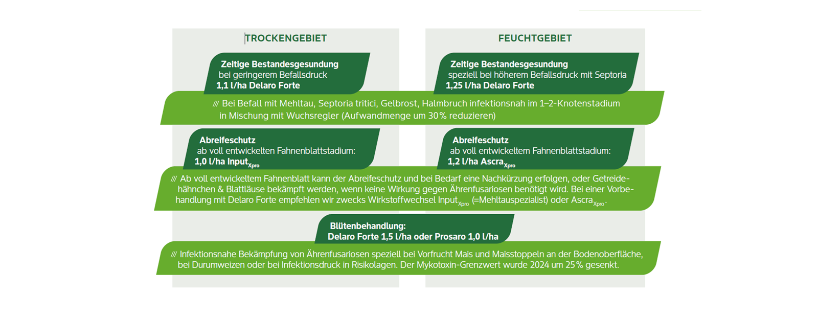 Delaro Forte - Stratgie in Weizen und Triticale 2026